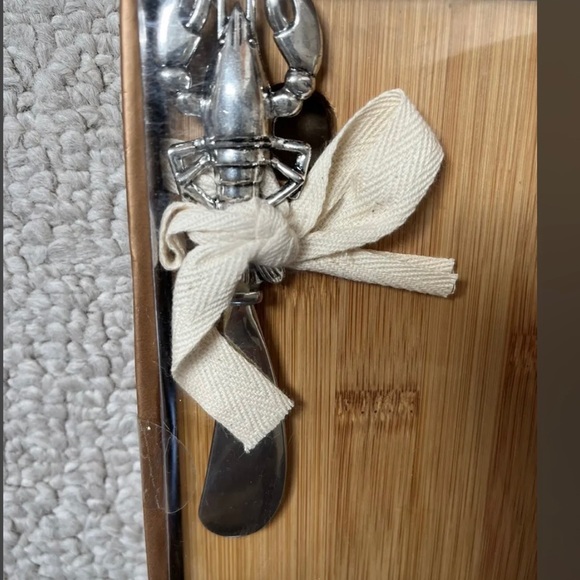 Anthropologie Dining Debi Lilly Beach Cheese Board Charcuterie Spreader Lobster Coastal